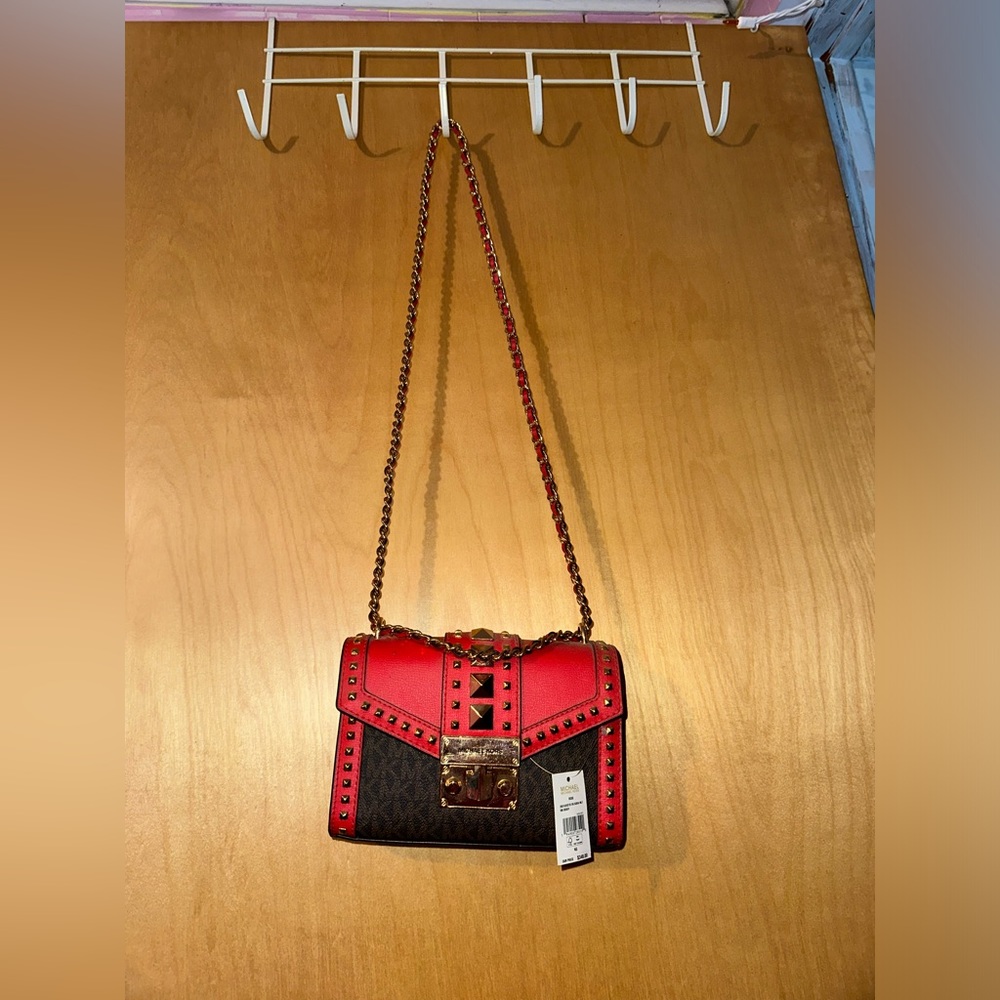 michael kors studded crossbody